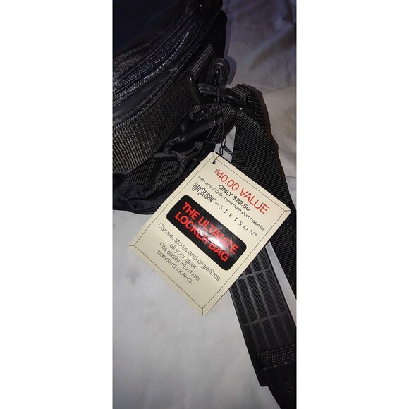 NWT The Ultimate Locker Gym Bag Black w/Shelf Strap Lady Stetson - Picture 7 of 8